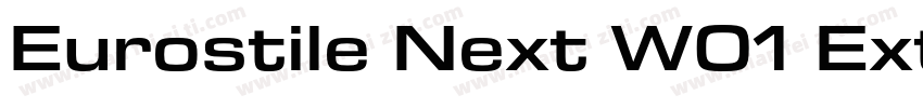 Eurostile Next W01 Ext Bold字体转换